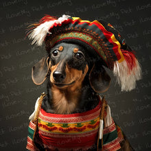 Load image into Gallery viewer, Regal Elegance Black Tan Dachshund Wall Art Posters - 2 Designs-Art-Dachshund, Dog Art, Home Decor, Poster-2