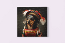 Load image into Gallery viewer, Regal Elegance Black Tan Dachshund Wall Art Posters - 2 Designs-Art-Dachshund, Dog Art, Home Decor, Poster-6