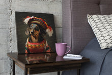 Load image into Gallery viewer, Regal Elegance Black Tan Dachshund Wall Art Posters - 2 Designs-Art-Dachshund, Dog Art, Home Decor, Poster-8