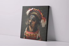 Load image into Gallery viewer, Regal Elegance Black Tan Dachshund Wall Art Posters - 2 Designs-Art-Dachshund, Dog Art, Home Decor, Poster-7