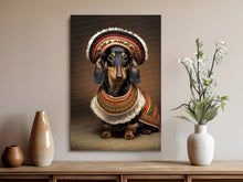 Load image into Gallery viewer, Traditional Tapestry Black Tan Dachshund Wall Art Poster-Art-Dachshund, Dog Art, Dog Dad Gifts, Dog Mom Gifts, Home Decor, Poster-8