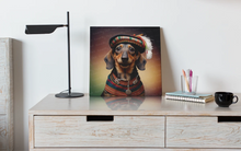 Load image into Gallery viewer, Traditional Attire Chocolate Dachshund Wall Art Poster-Art-Dachshund, Dog Art, Home Decor, Poster-6