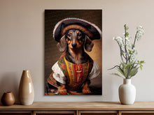 Load image into Gallery viewer, Renaissance Rascal Chocolate Tan Dachshund Wall Art Poster-Art-Dachshund, Dog Art, Dog Dad Gifts, Dog Mom Gifts, Home Decor, Poster-8