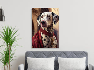 Crimson Elegance Dalmatian Wall Art Poster-Art-Dalmatian, Dog Art, Dog Dad Gifts, Dog Mom Gifts, Home Decor, Poster-7
