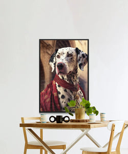 Crimson Elegance Dalmatian Wall Art Poster-Art-Dalmatian, Dog Art, Dog Dad Gifts, Dog Mom Gifts, Home Decor, Poster-5