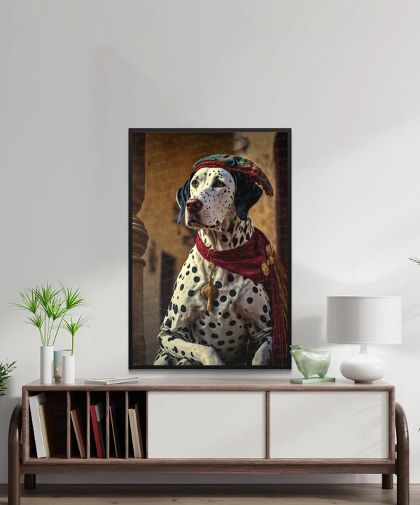 Cultural Tapestry Dalmatian Wall Art Poster