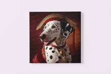 Load image into Gallery viewer, Regal Crimson and Gold Dalmatian Wall Art Poster-Art-Dalmatian, Dog Art, Home Decor, Poster-3