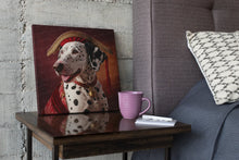 Load image into Gallery viewer, Regal Crimson and Gold Dalmatian Wall Art Poster-Art-Dalmatian, Dog Art, Home Decor, Poster-5