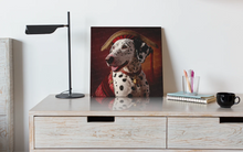 Load image into Gallery viewer, Regal Crimson and Gold Dalmatian Wall Art Poster-Art-Dalmatian, Dog Art, Home Decor, Poster-6