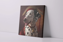 Load image into Gallery viewer, Regal Crimson and Gold Dalmatian Wall Art Poster-Art-Dalmatian, Dog Art, Home Decor, Poster-4
