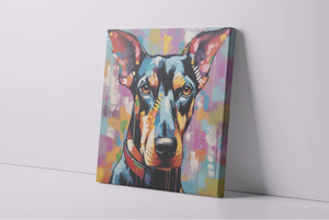 Artistic Essence Doberman Framed Wall Art Poster-Art-Doberman, Dog Art, Home Decor-4