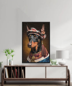 Bavarian Elegance Doberman Wall Art Poster-Art-Doberman, Dog Art, Dog Dad Gifts, Dog Mom Gifts, Home Decor, Poster-3