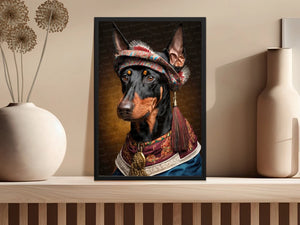 Bavarian Elegance Doberman Wall Art Poster-Art-Doberman, Dog Art, Dog Dad Gifts, Dog Mom Gifts, Home Decor, Poster-4