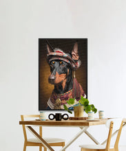 Load image into Gallery viewer, Bavarian Elegance Doberman Wall Art Poster-Art-Doberman, Dog Art, Dog Dad Gifts, Dog Mom Gifts, Home Decor, Poster-5