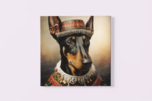 Load image into Gallery viewer, Cultural Tapestry Doberman Wall Art Poster-Art-Doberman, Dog Art, Home Decor, Poster-3