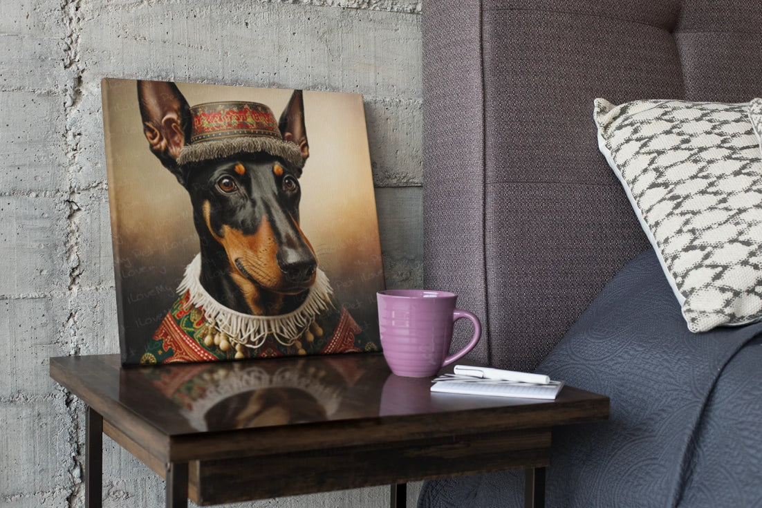 Cultural Tapestry Doberman Wall Art Poster-Art-Doberman, Dog Art, Home Decor, Poster-1