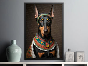 Eastern European Enchantment Doberman Wall Art Poster-Art-Doberman, Dog Art, Dog Dad Gifts, Dog Mom Gifts, Home Decor, Poster-2