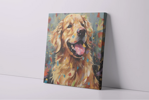 Ebullient Bliss Golden Retriever Framed Wall Art Poster-Art-Dog Art, Golden Retriever, Home Decor, Poster-4