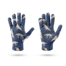 Load image into Gallery viewer, Elegant Borzoi in Graceful Motion Touch Screen Gloves-Accessories-Accessories, Dog Dad Gifts, Dog Mom Gifts, Gloves-9