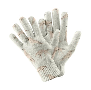 Elegant Borzoi in Graceful Motion Touch Screen Gloves-Accessories-Accessories, Dog Dad Gifts, Dog Mom Gifts, Gloves-White-2