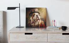 Load image into Gallery viewer, Regal Ruffles English Bulldog Wall Art Poster-Art-Dog Art, English Bulldog, Home Decor, Poster-6