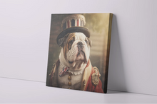 Load image into Gallery viewer, Regal Ruffles English Bulldog Wall Art Poster-Art-Dog Art, English Bulldog, Home Decor, Poster-4