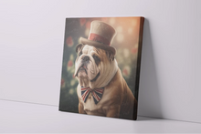 Load image into Gallery viewer, Sir Wrinkles of Bulldogshire Wall Art Poster-Art-Dog Art, English Bulldog, Home Decor, Poster-3