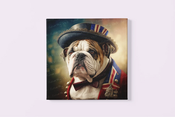Victorian Ruminations English Bulldog Wall Art Poster-Art-Dog Art, English Bulldog, Home Decor, Poster-3