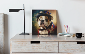 Victorian Ruminations English Bulldog Wall Art Poster-Art-Dog Art, English Bulldog, Home Decor, Poster-6