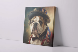 Victorian Ruminations English Bulldog Wall Art Poster-Art-Dog Art, English Bulldog, Home Decor, Poster-4