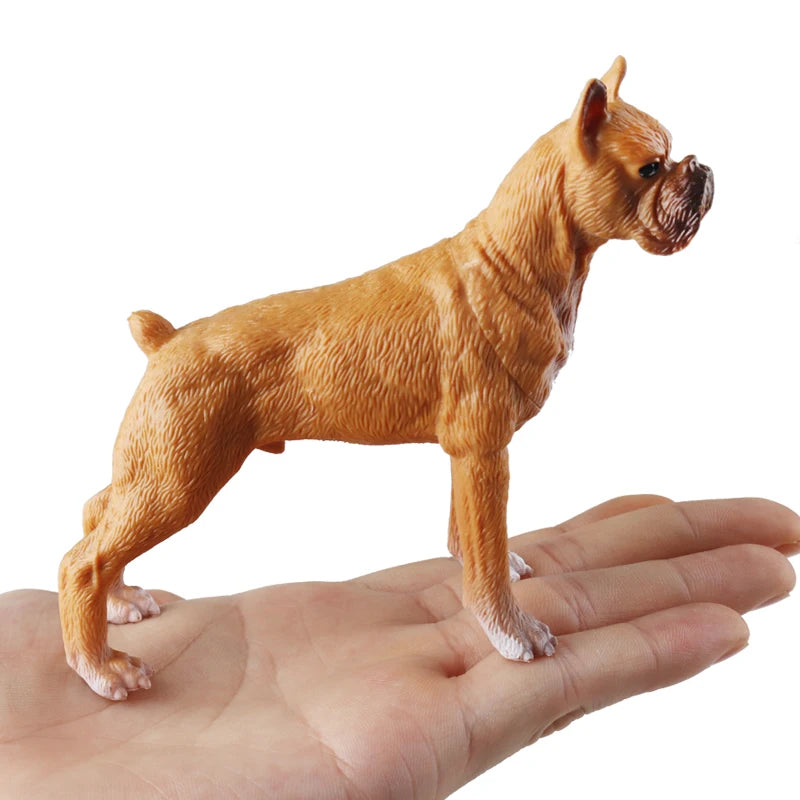 Fluffy White And Lemon Papillon Dog Figurine 2