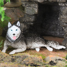 Load image into Gallery viewer, Fluffy White and Lemon Papillon Dog Figurine