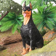 Load image into Gallery viewer, Fluffy White and Lemon Papillon Dog Figurine