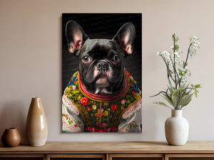 Cultural Elegance Black French Bulldog Wall Art Poster-Art-Dog Art, Dog Dad Gifts, Dog Mom Gifts, French Bulldog, Home Decor, Poster-8