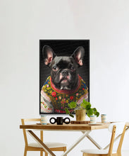 Load image into Gallery viewer, Cultural Elegance Black French Bulldog Wall Art Poster-Art-Dog Art, Dog Dad Gifts, Dog Mom Gifts, French Bulldog, Home Decor, Poster-4