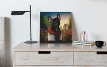Load image into Gallery viewer, Floral Spendor Black French Bulldog Wall Art Poster-Art-Dog Art, French Bulldog, Home Decor, Poster-6