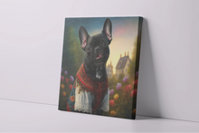 Load image into Gallery viewer, Floral Spendor Black French Bulldog Wall Art Poster-Art-Dog Art, French Bulldog, Home Decor, Poster-4