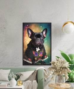French Elegance Black French Bulldog Wall Art Poster-Art-Dog Art, Dog Dad Gifts, Dog Mom Gifts, French Bulldog, Home Decor, Poster-6