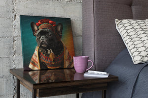Midnight Elegance Black French Bulldog Wall Art Poster-Art-Dog Art, French Bulldog, Home Decor, Poster-1