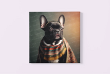 Load image into Gallery viewer, Regal Nobility Black French Bulldog Wall Art Poster-Art-Dog Art, French Bulldog, Home Decor, Poster-3
