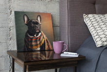 Load image into Gallery viewer, Regal Nobility Black French Bulldog Wall Art Poster-Art-Dog Art, French Bulldog, Home Decor, Poster-5
