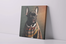 Load image into Gallery viewer, Regal Nobility Black French Bulldog Wall Art Poster-Art-Dog Art, French Bulldog, Home Decor, Poster-4