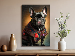 Regal Noir Black French Bulldog Wall Art Poster-Art-Dog Art, Dog Dad Gifts, Dog Mom Gifts, French Bulldog, Home Decor, Poster-8