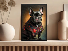 Load image into Gallery viewer, Regal Noir Black French Bulldog Wall Art Poster-Art-Dog Art, Dog Dad Gifts, Dog Mom Gifts, French Bulldog, Home Decor, Poster-4