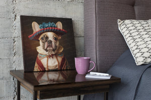Chic Chapeau Charm Fawn French Bulldog Wall Art Poster-Art-Dog Art, French Bulldog, Home Decor, Poster-5