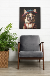 Chic Chapeau Charm Fawn French Bulldog Wall Art Poster-Art-Dog Art, French Bulldog, Home Decor, Poster-8