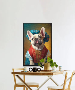 European Aristocracy Fawn French Bulldog Wall Art Poster-Art-Dog Art, Dog Dad Gifts, Dog Mom Gifts, French Bulldog, Home Decor, Poster-4