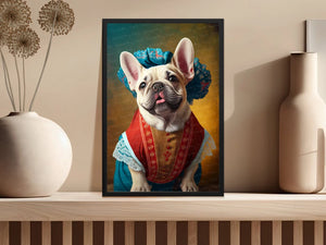 European Aristocracy Fawn French Bulldog Wall Art Poster-Art-Dog Art, Dog Dad Gifts, Dog Mom Gifts, French Bulldog, Home Decor, Poster-5