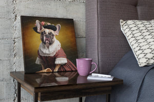 Parisian Mademoiselle Fawn French Bulldog Wall Art Poster-Art-Dog Art, French Bulldog, Home Decor, Poster-5