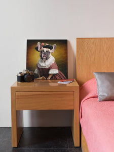 Parisian Mademoiselle Fawn French Bulldog Wall Art Poster-Art-Dog Art, French Bulldog, Home Decor, Poster-7